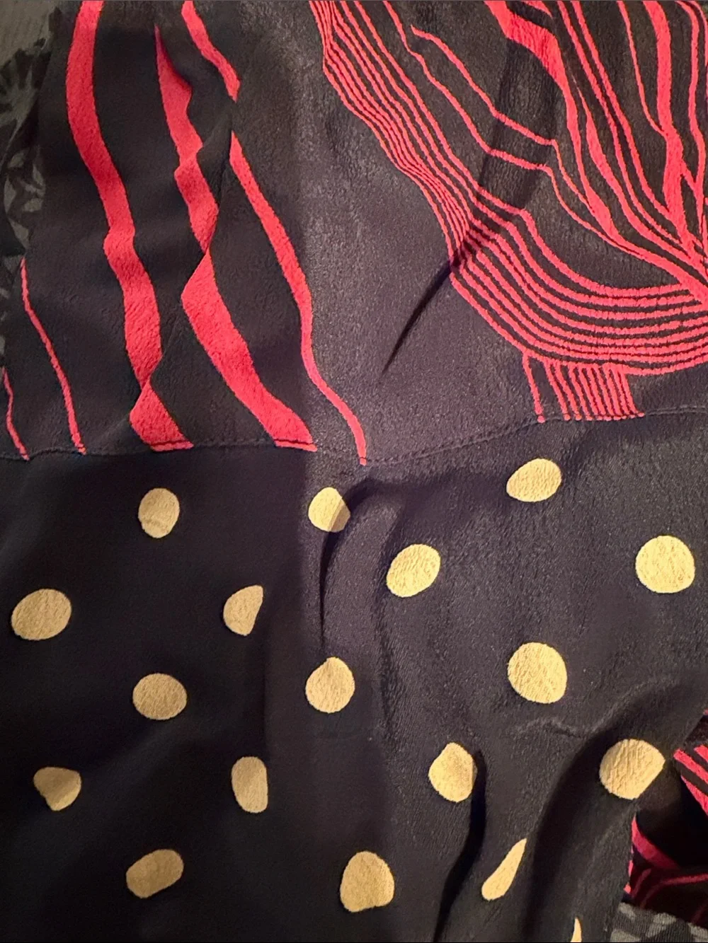 Kanta 100% Viscose Multi-Pattern Scarf | Polka Dot & Botanical Print  2-Layer